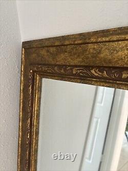 Large Wall Mount Golden Mirror