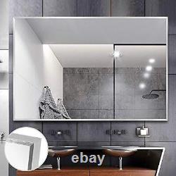 Large Wall Mounted Mirrors for Bathroom Bedroom Living Room, Vanity Mirror, B