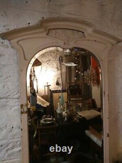 Large antique Art Nouveau wall mirror excellen in original condition by the time