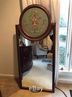Large antique wall mirror
