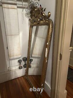 Large gold wall mirror vintage