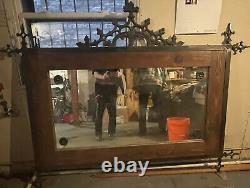 Large gothic/medieval inspired wall mirror