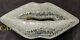 Large mirrored Silver sparkly, Mosaic Decorative Lips Stunning Wall Decor, bling