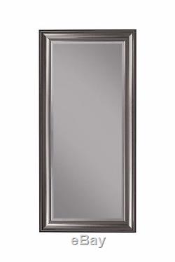 Leaning Mirror Floor Length Full Body Wall Large Big For Bedroom Tall XL Silver