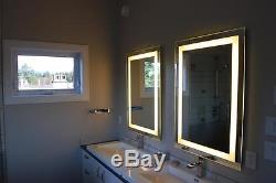Lighted Vanity mirrors, make-up, wall mounted 24 wide x 32 tall MAM82432