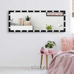 Long Wall Mouted Full Body Mirror Large Floor Dressing Mirror With Lights