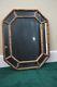 Mid Century Large Gold Gilt Wall Mirror Octagon Shape Faux BAMBOO Chinoiserie