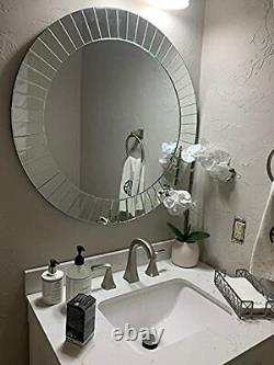Modern Beveled Wall Mirror Large Decorative Mirrors for Bedroom Living Room