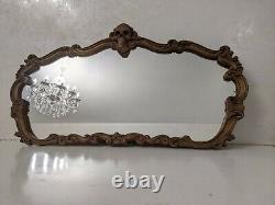 Modern Large Decorative Wall Mirror, Skull mirror, Gothic mirror with wood frame