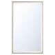 Modern Rectangular LED Wall Mirror Large with Touch Sensor Dimmer and Metal