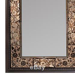 Modern Rectangular Wall Mirror Frame with Large Rectangle Vanity Accent Bathroom