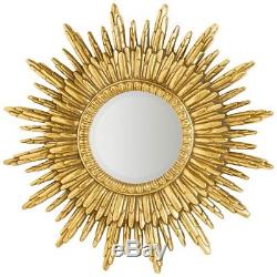 NEW Abellona Gold Wall Mirror Sunburst Starburst Motif Large Art Deco Stunning