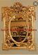 NEW FRENCH ORNATE REGENCY LARGE 36.5 GOLD Floral Wreath Wall VANITY Mirror