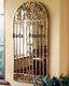 NEW HORCHOW Large IRON Gold Window Arch Floor Wall Oversized Mirror