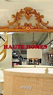 NEW LARGE FRENCH ORNATE BEVEL SCROLL GILDED GOLD 39 WALL VANITY MANTEL Mirror