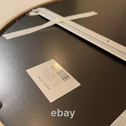 NEW West Elm XL Large Gold Framed Oval Vanity Wall Hanging Mirror 22 x 30