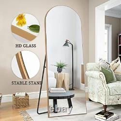 NeuType Arched Full Length Mirror Large Arched Floor Mirror with Stand Wall M