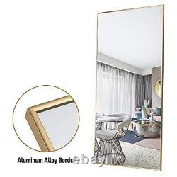 NeuType Full Length Mirror Hanging or Leaning Against Wall, Large Rectangle