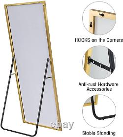 Neutype Full Length Mirror Hanging or Leaning against Wall, Large Rectangle Bedr