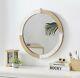 Oval Mirror 24 Decorative wall mirror, Wall Hanging Mirror, Large Wooden Frame