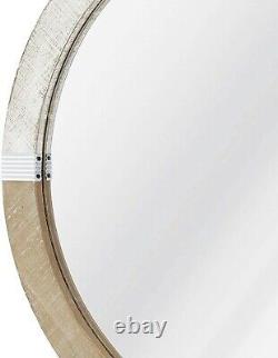 Oval Mirror 24 Decorative wall mirror, Wall Hanging Mirror, Large Wooden Frame