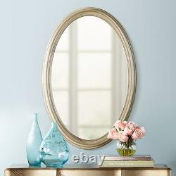 Oval Silver Champagne Wall Mirror Large 31 Vanity Bathroom