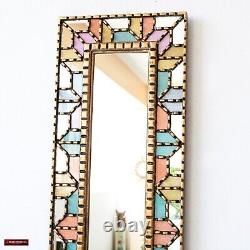 Peruvian Large narrow Wall Mirror 39.9tall for Wall Decor, living room, hallway