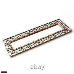 Peruvian Large narrow Wall Mirror 39.9tall for Wall Decor, living room, hallway