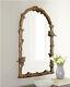 Plaza Arch Bird Branch Large Wall Mirror 37 Mantle Vanity Tuscan Aged Gold Leaf