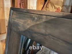 RH Restoration Hardware Salvaged Boat Wood Rustic Mirror Extra Large Wall