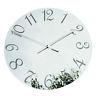 Roco Verre French Numbers Mirror Wall Clock Frosted in Four Sizes
