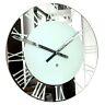 Roco Verre Roman Frosted Wall Clock