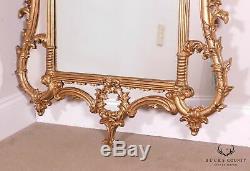 Rococo Style Large Gilt Carved Wall Mirror