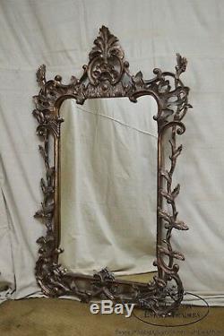 Rococo Style Large Ornate Carved Wall Mirror