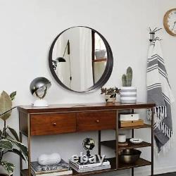 Round Wall Mirror24 Round Bathroom Mirror Black Vanity Mirror Large Circle Wal