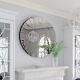 Round Wall Mirror for Living Room Large Elegant Mirror HD Art Decorative Mirror
