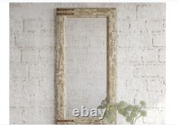 Rustic Farmhouse Wall Mirror Distressed Wood Frame Bathroom Vanity Lounge Large