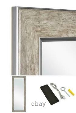 Rustic Full Length Mirror Free Standing Wall Full Body Large Size 70 x 27