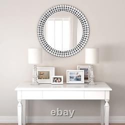 Simple round Large Antique Wall Mirror Ornate Glass Framed Venetian Decor Mirror