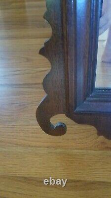 Solid Mahagony Heirloom Link Taylor Chippendale Style Wall Large Mirror
