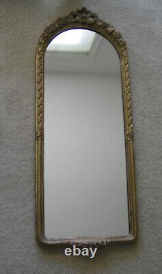 The Bombay Company VTG Narrow Arch Mirror Large Gold Tone 33x13 Luxury 4 PU ONLY