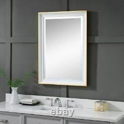 Uttermost Mirror Mirrors Gema 34 Inch Large Mirror Gloss White/Gold