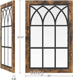 VASAGLE Wall Mirror, Large Rectangle Window Mirror, Home Decor for Living Room