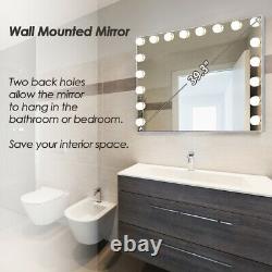 Vanity Mirror with 18 LED Extra Large Hollywood Lighting Cosmetic Makeup Mirror