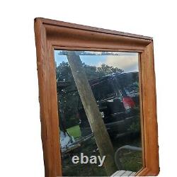 Vaughan Bassett 44 Oak Shadowbox Large Wall Mirror Made in USA Limited Edition