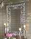 Venetian Style LARGE WALL MIRROR Hand Cut Engraved 32 Wide x 48 High