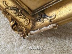 Vintage Antique Large Mirror Ornate Gold Hanging Wall Rectangle Local Pickup