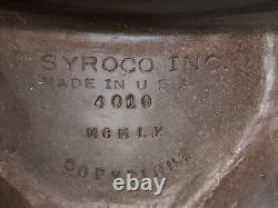 Vintage Large 29 Syroco American Eagle Convex Mirror Federal # 4010 MCMLX 1960