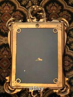 Vintage Large Carved MIRROR GOLD Gesso Antique ORNATE Wall GORGEOUS