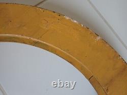 Vintage Large Italian Florentine Oval Giltwood Mirror / Painting Frame Only